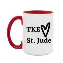 Load image into Gallery viewer, TKE Black Logo Mug 15oz.
