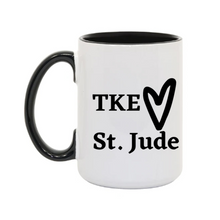 Load image into Gallery viewer, TKE Black Logo Mug 15oz.
