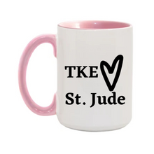 Load image into Gallery viewer, TKE Black Logo Mug 15oz.
