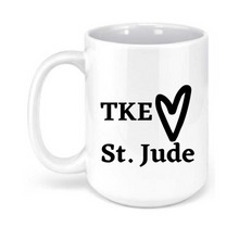 Load image into Gallery viewer, TKE Black Logo Mug 15oz.
