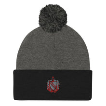 Load image into Gallery viewer, TKE Symbol Pom-Pom Beanie
