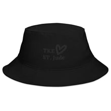 Load image into Gallery viewer, TKE Black Logo Bucket Hat
