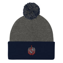 Load image into Gallery viewer, TKE Symbol Pom-Pom Beanie
