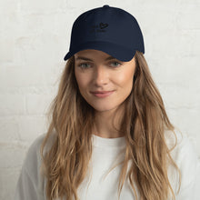 Load image into Gallery viewer, TKE Black Logo Dad hat
