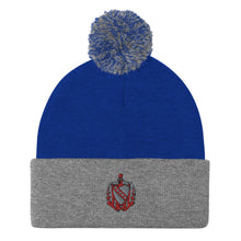 Load image into Gallery viewer, TKE Symbol Pom-Pom Beanie
